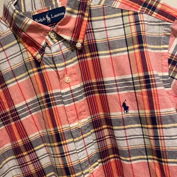Ralph Lauren Polo Plaid Button Up Short Sleeve - Picture 4 of 4